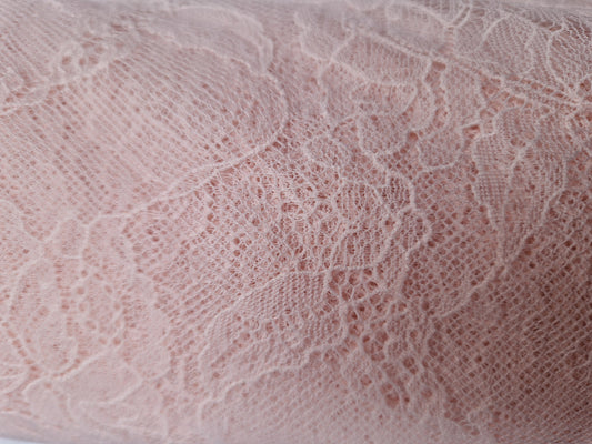 Peach stretch net 58" wide - sold by the metre