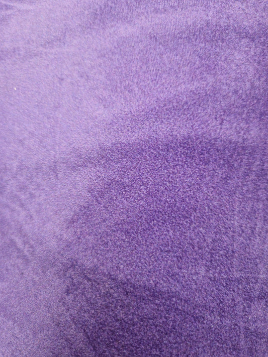Purple suede 58" wide - sold by the metre