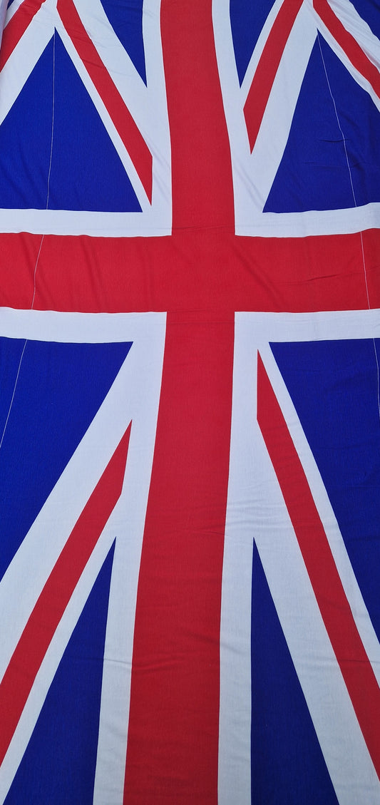 Union Jack Jersey - sold by the panel