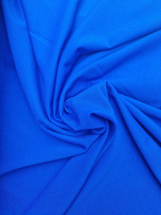 Scuba crepe - royal blue 58" wide - sold by the metre