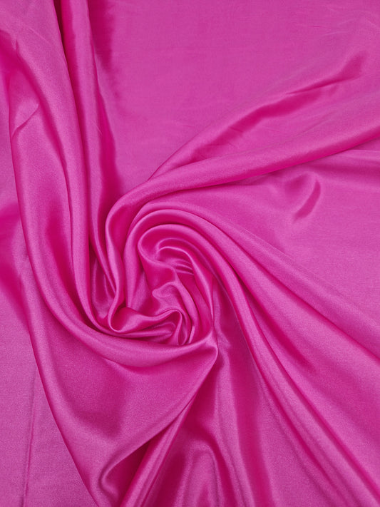 Satin cerise pink 58" wide - sold by the metre