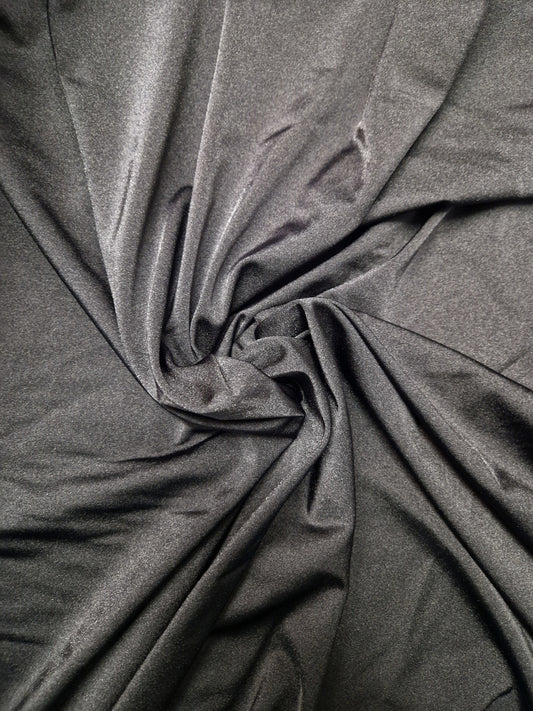 Lycra - black 58" wide - sold by the metre