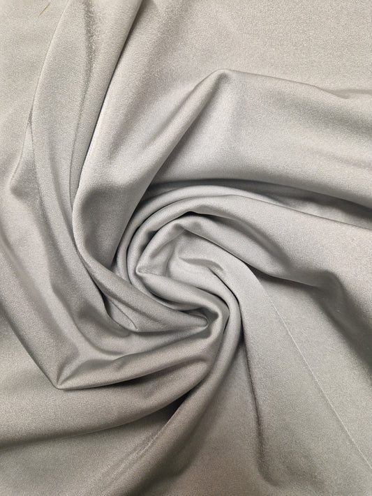 Lycra - sliver 58" wide - sold by the metre